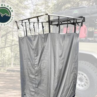 Trail Industries | Overland Vehicle Systems | Car Side Shower Room