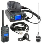 Trail Industries | Rugged Radio | Jeep Radio Kit - GMR25 Waterproof GMRS Mobile Radio and GMR2 Handheld